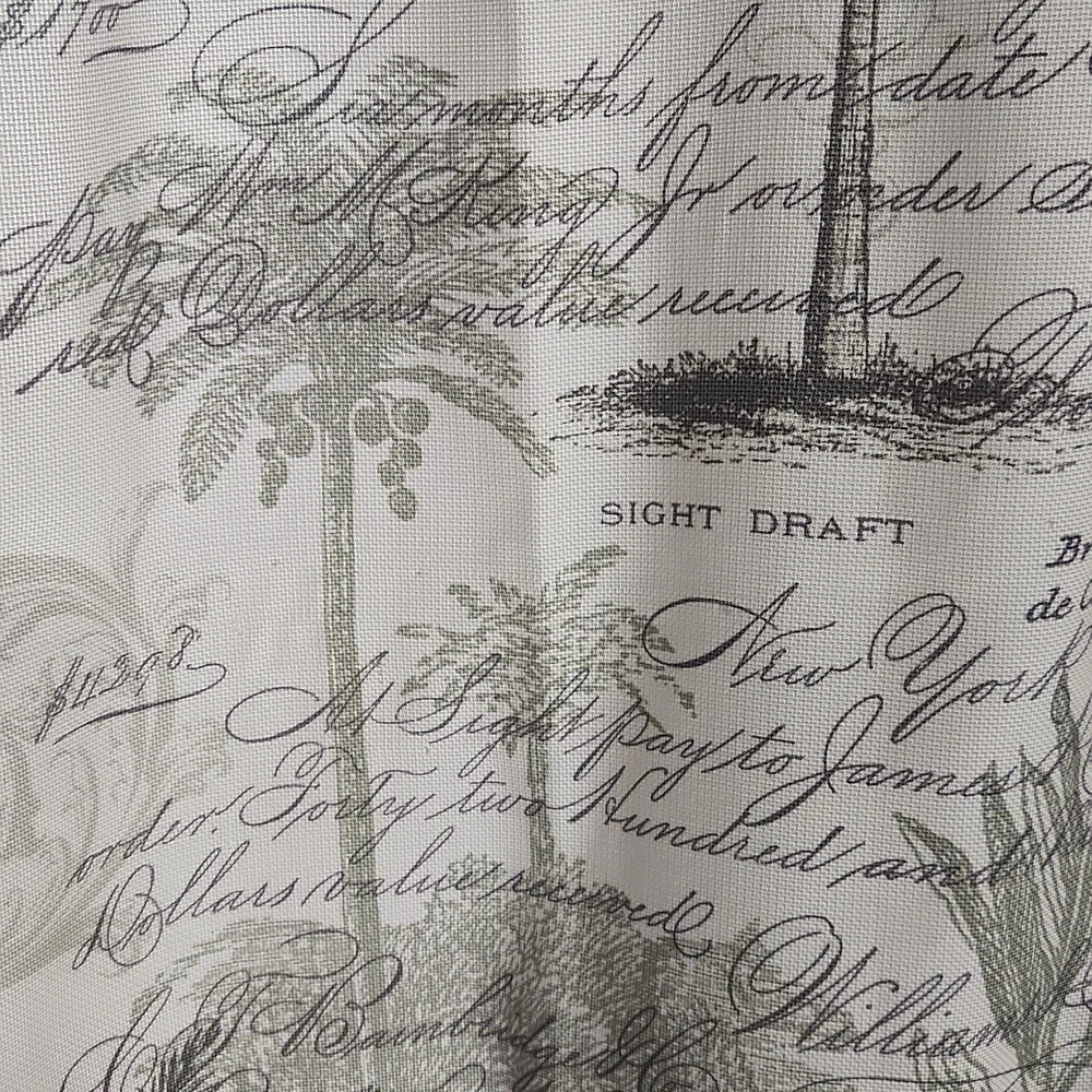 Avanti Colony Palm Tree Shower Curtain